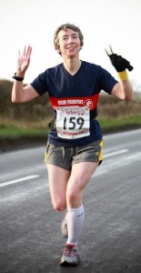 Photo of me running the Keyworth Turkey Trot