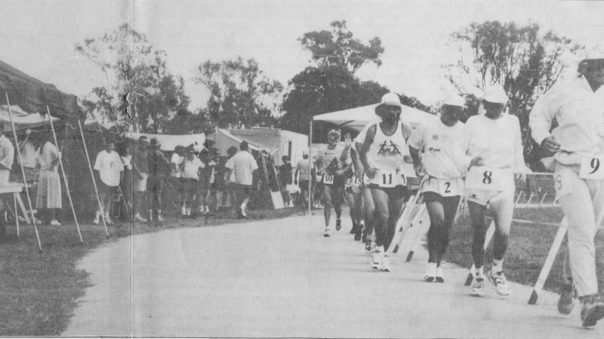 Start of Nanango 1000 miles track race 1998
