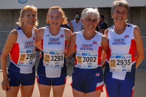 Women Masters athletes over 70